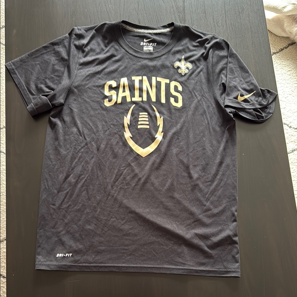 Nike Saints Black Dri-Fit T-Shirt